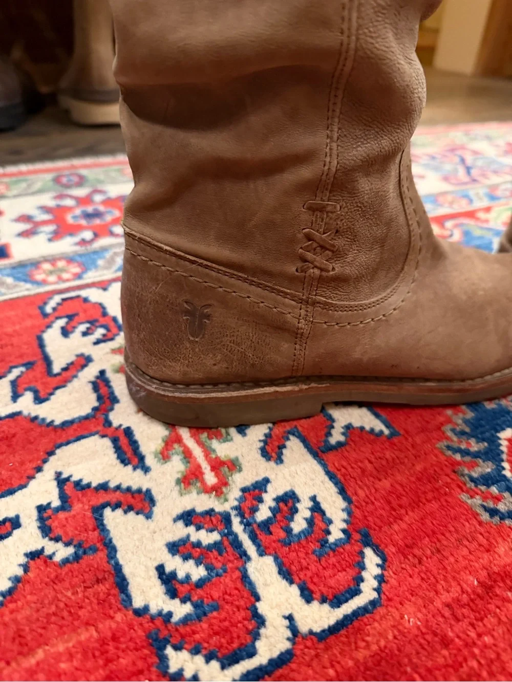 Frye tall suede